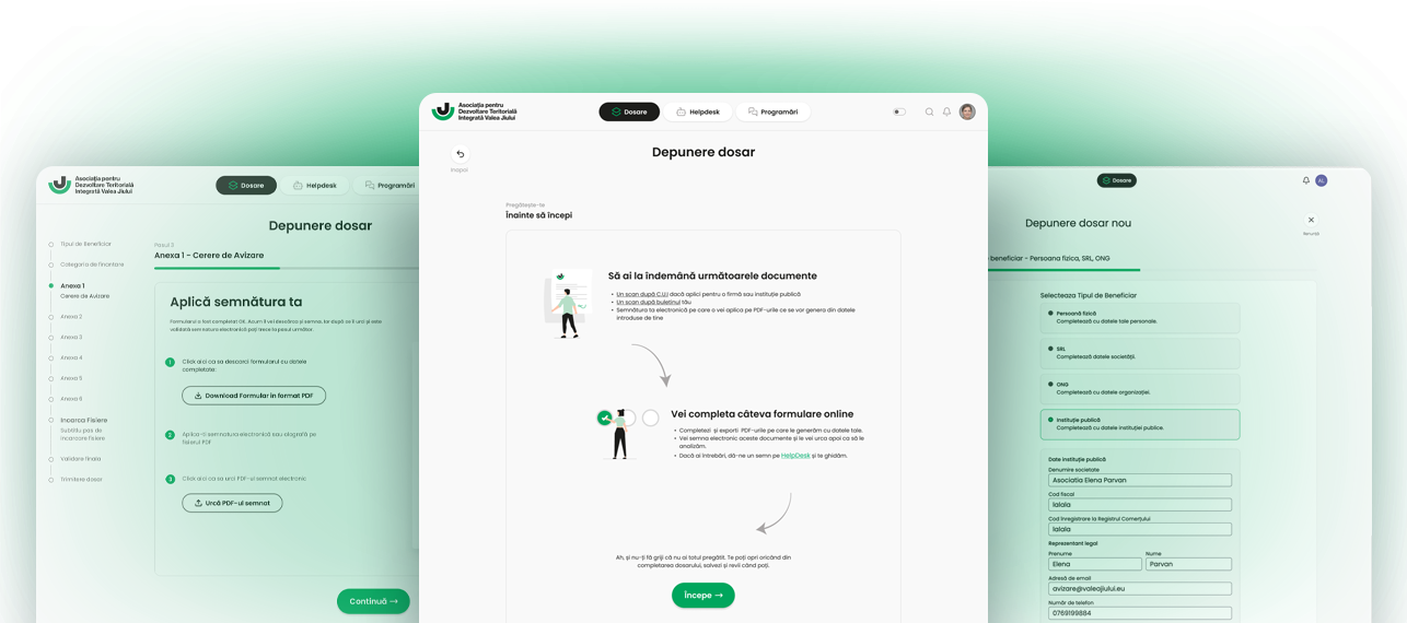 Platform Screenshots